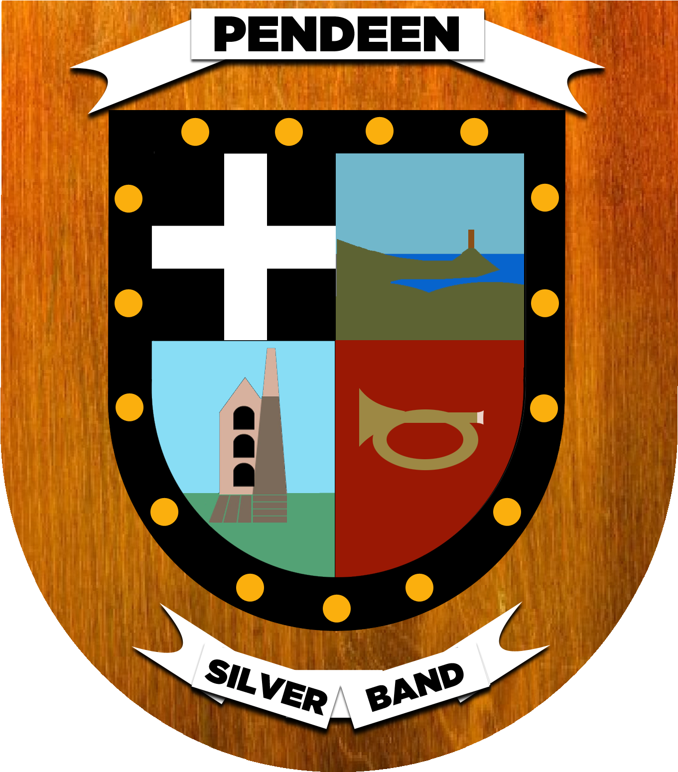 Pendeen Silver Band - Pendeen Clipart (1600x1600), Png Download
