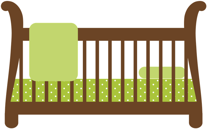 Bebê - Crib Clipart - Png Download (900x609), Png Download