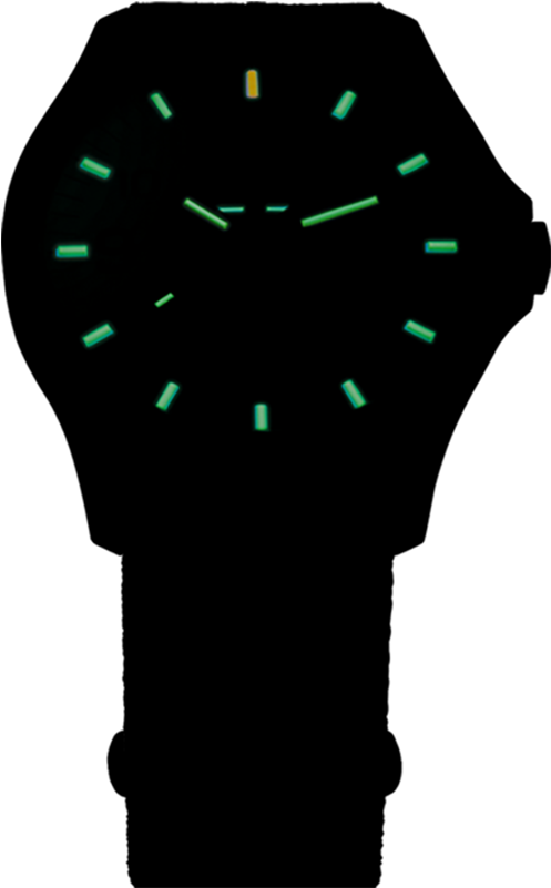 Traser P67 Officer Pro Gunmetal Black/lime Textile Clipart (1000x1000), Png Download