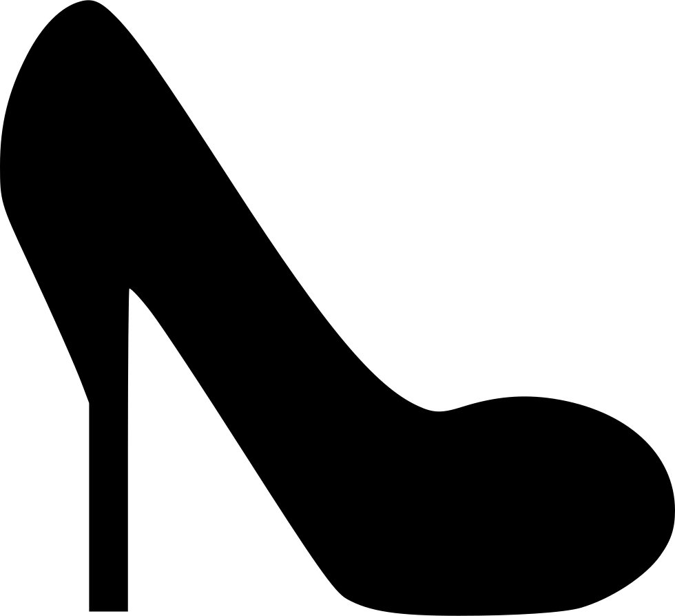 Shop Clipart Dress Shop - High Heel Icon Png Transparent Png (980x894), Png Download