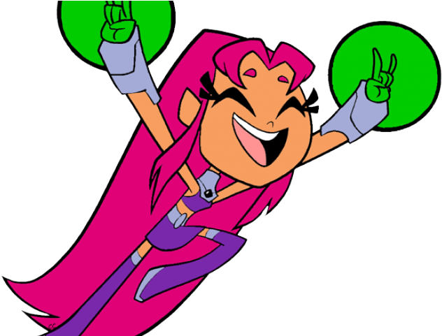 Cyborg Clipart Team Titans Go - Star Fire Teen Titans Go Png Transparent Png (640x480), Png Download