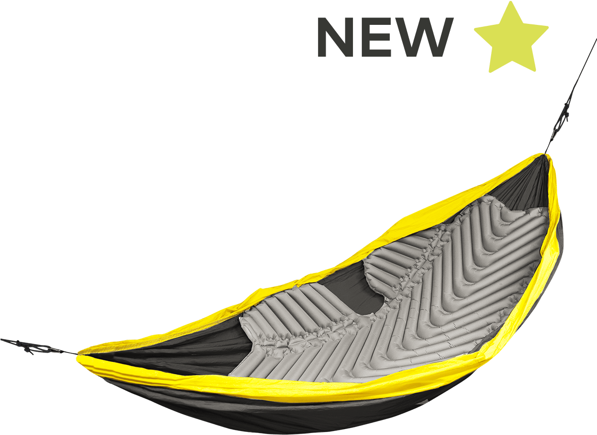Klymit Hammock Pad - Klymit Hammock V Pad-light Grey Clipart (1200x1200), Png Download
