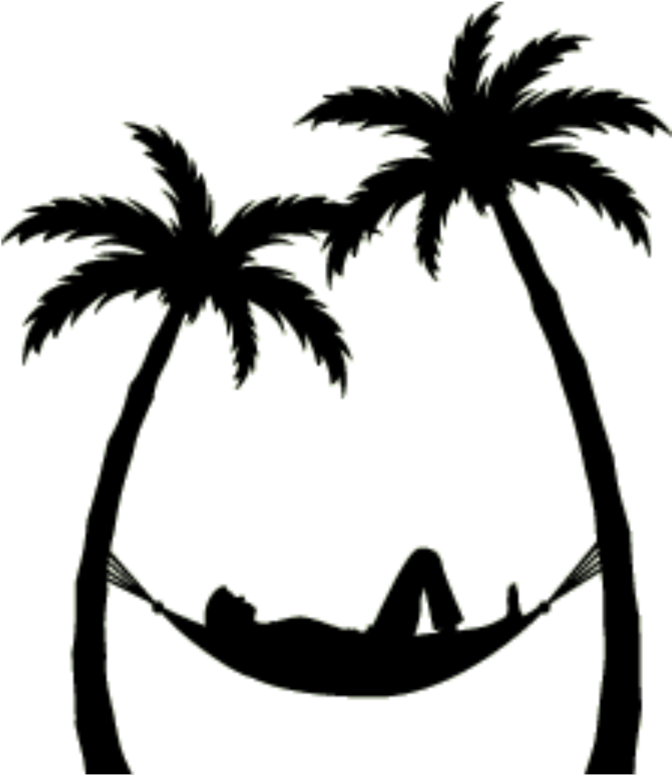Download Hammock And Palm Trees Clipart (1031024) PinClipart