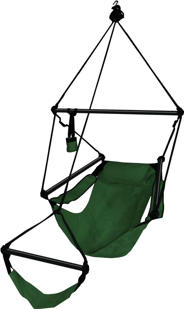Hammaka Hammocks Original Hanging Air Chair - Original Hammock Chair Hammaka Color: Hunter Green, Clipart (1000x1000), Png Download