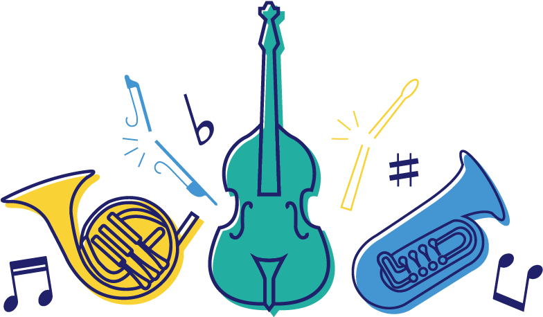 Latest From The Orchestra Clipart (811x497), Png Download