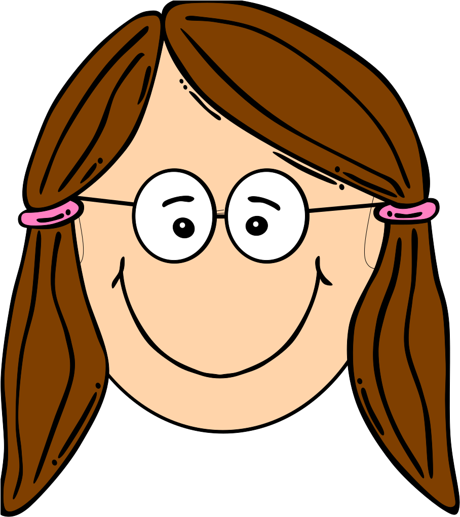 Sad Girl Face Cartoon Clipart (534x600), Png Download