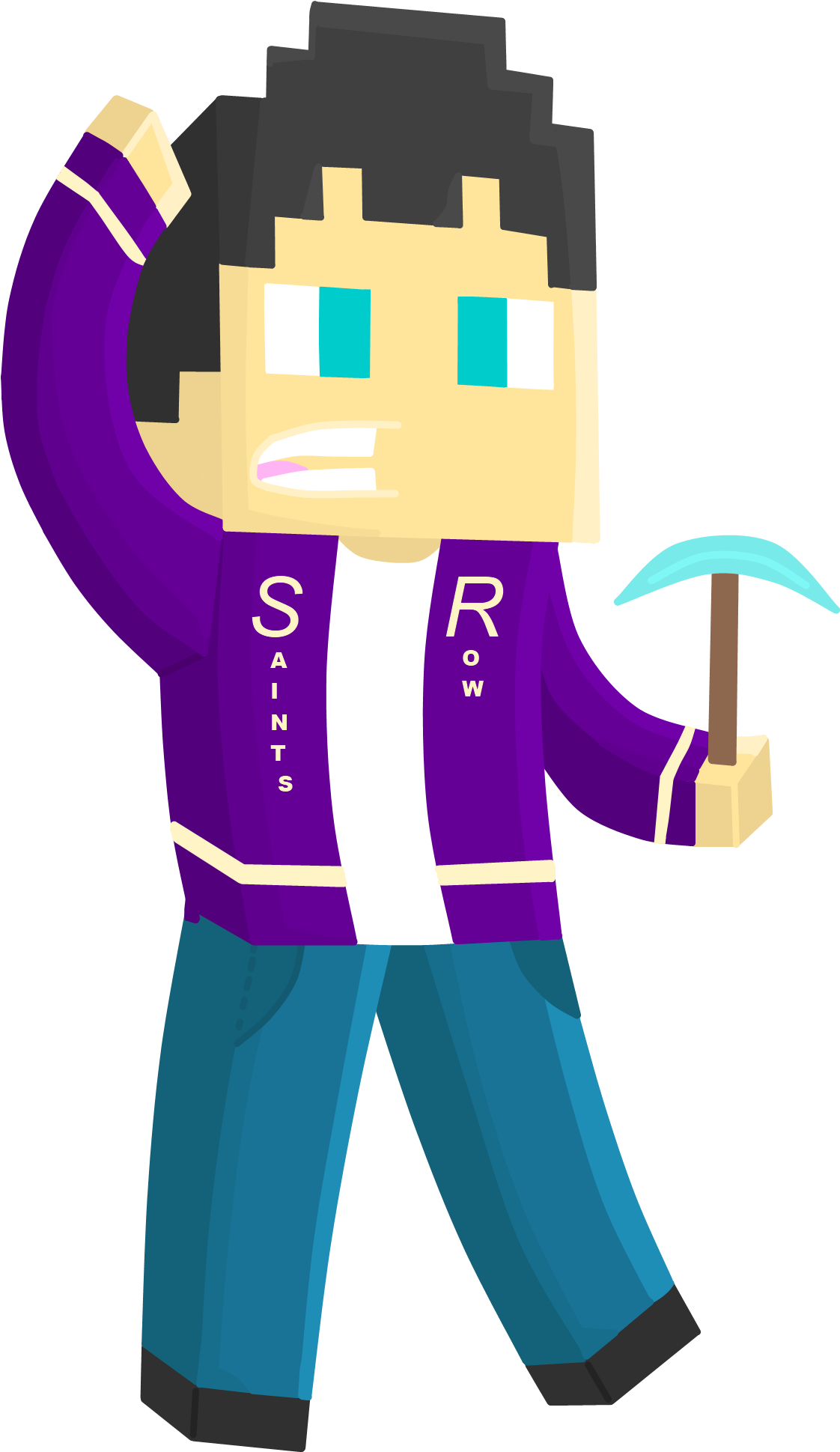 Minecraft Mi Skin Clipart (1122x1939), Png Download