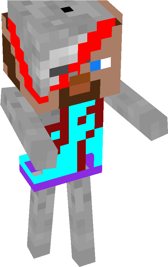 Skeleton Skin Search - Minecraft: Pocket Edition Clipart (564x946), Png Download