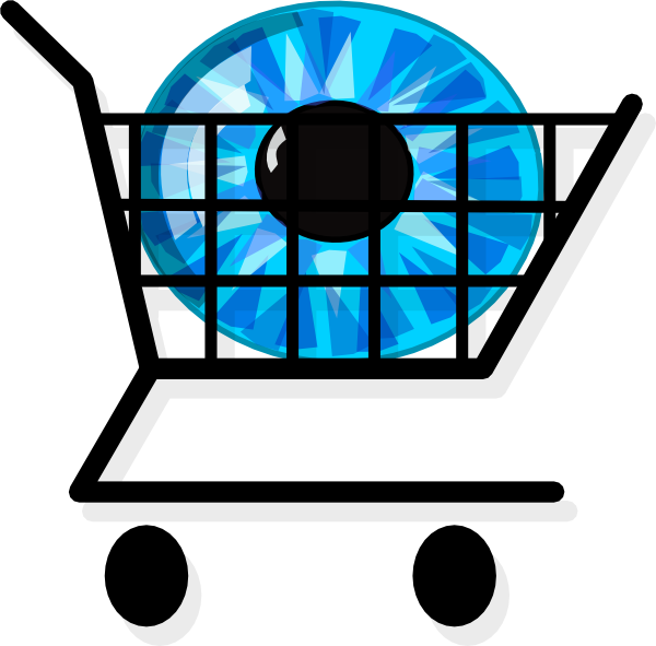 Shopping Cart Clipart Black And White - Png Download (600x591), Png Download