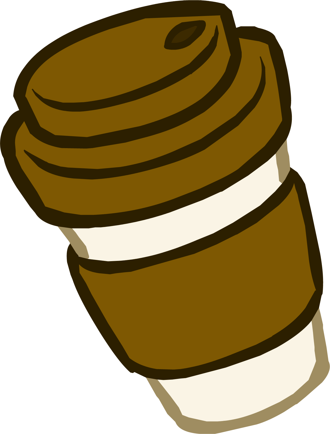 Coffee Clip Decaf - Png Download (1323x1740), Png Download