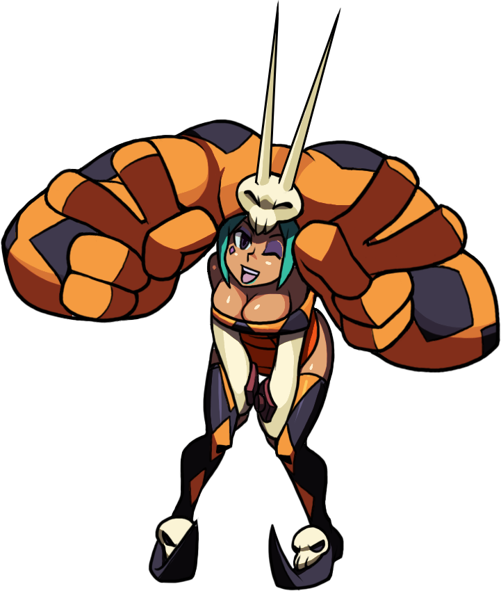 View Samegoogleiqdbsaucenao Cerebella Tagout , - Cerebella Skullgirls Png Clipart (721x850), Png Download