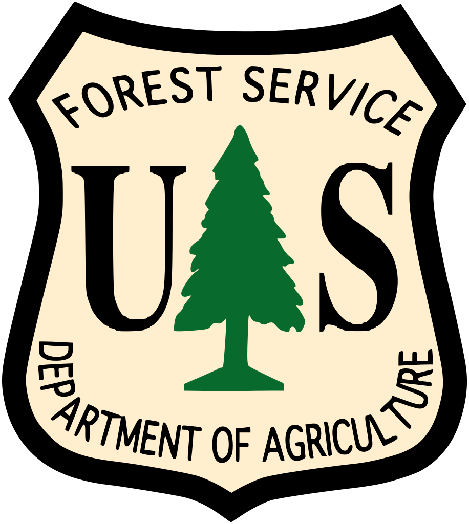 Us Forest Service Logo White Clipart (534x598), Png Download