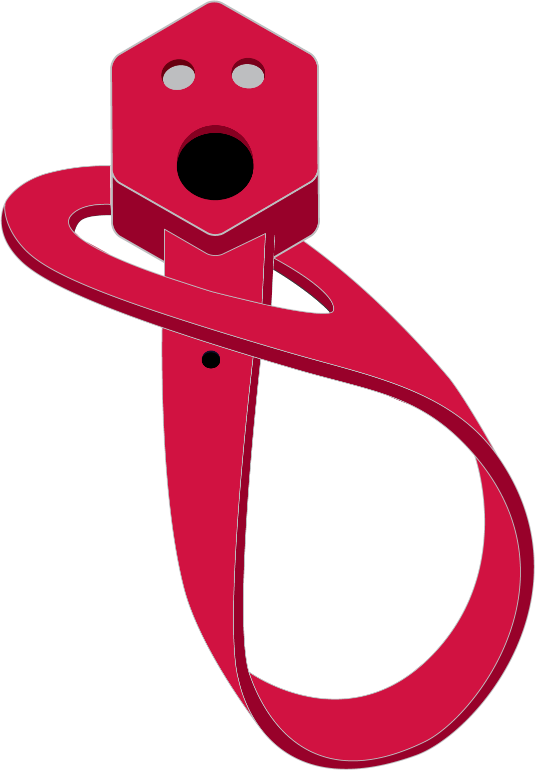 Rv Intelligence Hitch Pin Leash Holds 5/8” And 1/2” Clipart (1130x1600), Png Download