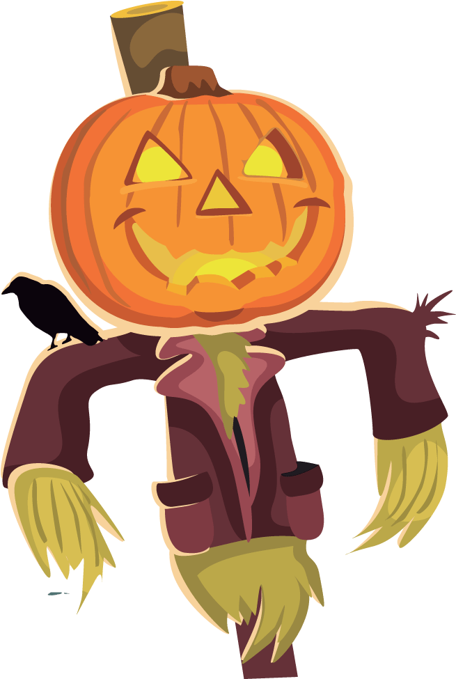 Scarecrow Clipart Png Transparent Png (1000x1000), Png Download