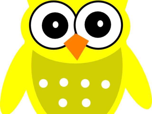 Gold Owl Cliparts - Red Owl Cute Clipart - Png Download (640x480), Png Download