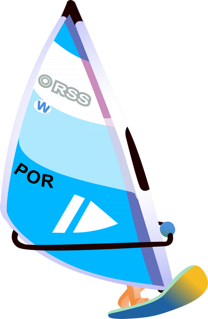 Dinghy Sailing Clipart (666x1024), Png Download