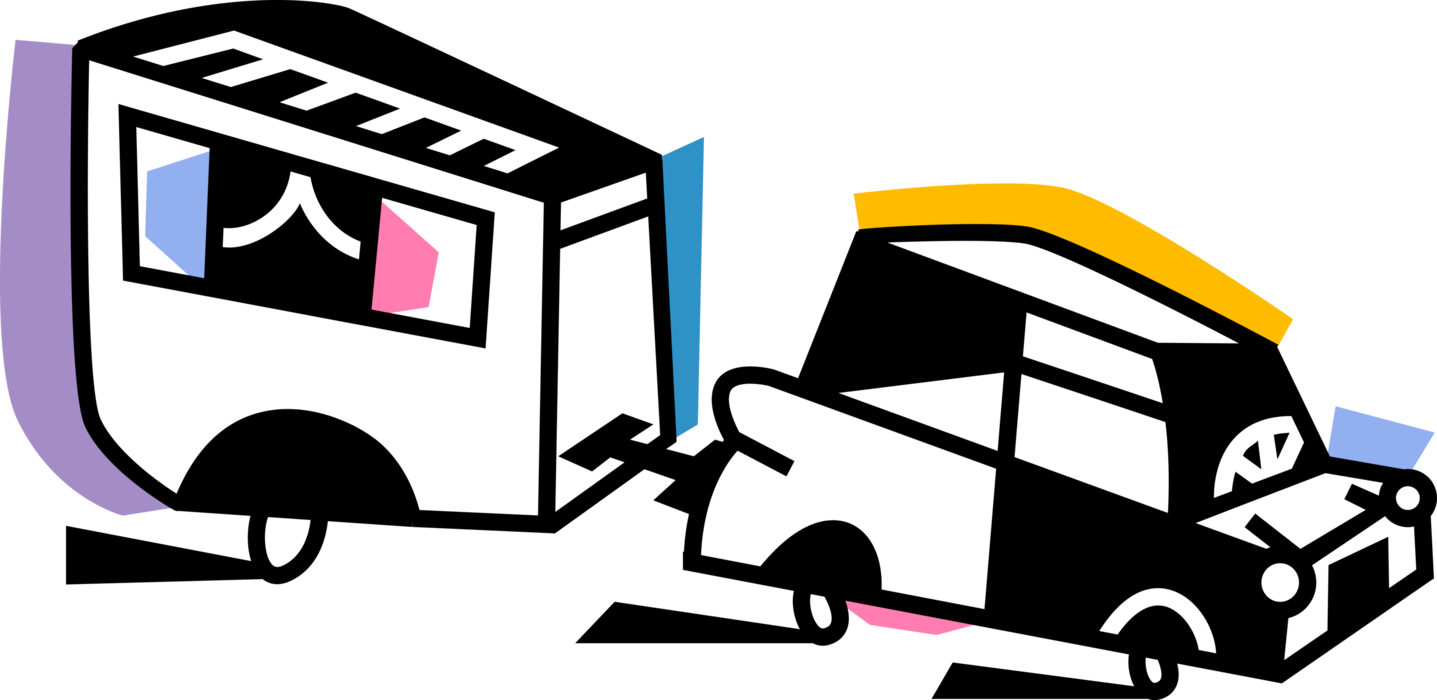 Vector Illustration Of Outdoor Recreational Activity Clipart (1437x700), Png Download