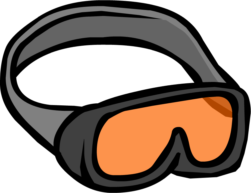 Diving Clipart Goggles - Ski Goggles Clipart Transparent - Png Download (878x676), Png Download