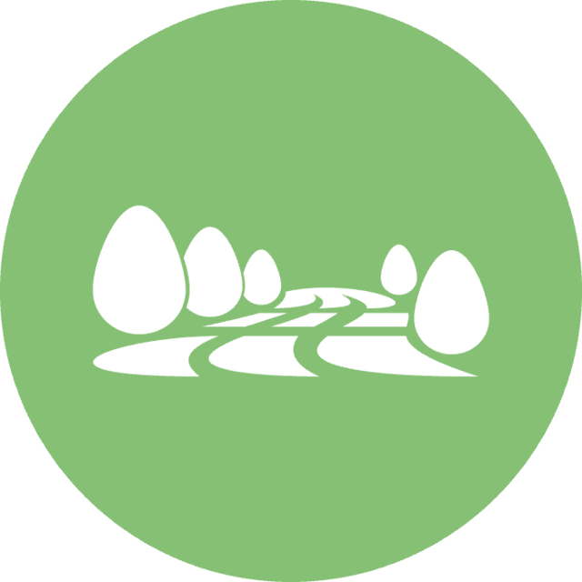 Landscape Icon - Haren Clipart (640x640), Png Download