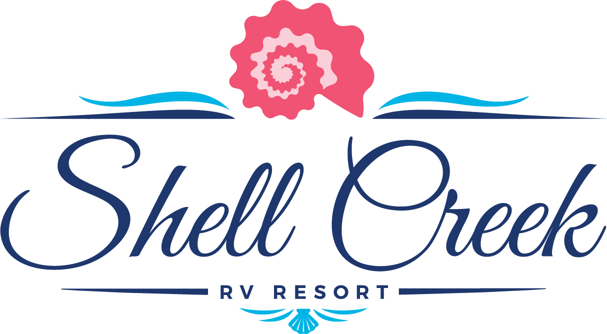 Shell Creek Rv Resort Logo - Working Hard Clipart (1214x668), Png Download