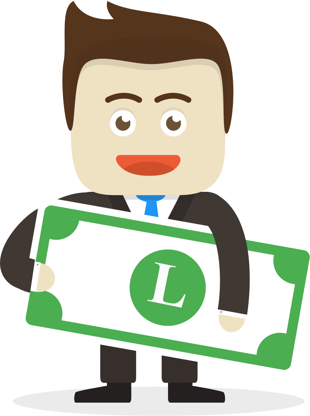 Logo - Bitcoin Man Png Clipart (1000x1340), Png Download