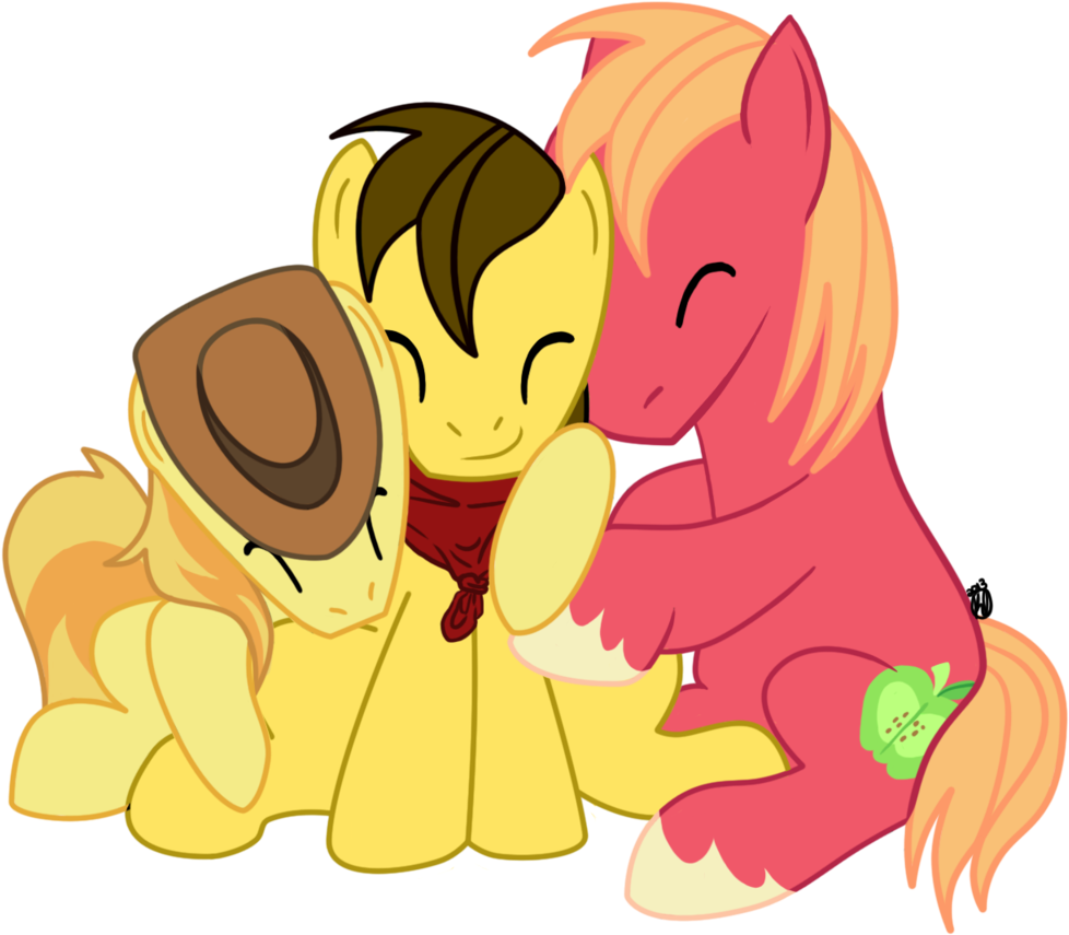 Hutarin, Bandana, Big Macintosh, Braeburn, Cowboy Hat, - Cartoon Clipart (1024x1024), Png Download