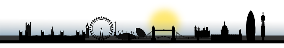 Cityscape Clipart Jacksonville Skyline - London Skyline Vector Png Transparent Png (960x480), Png Download