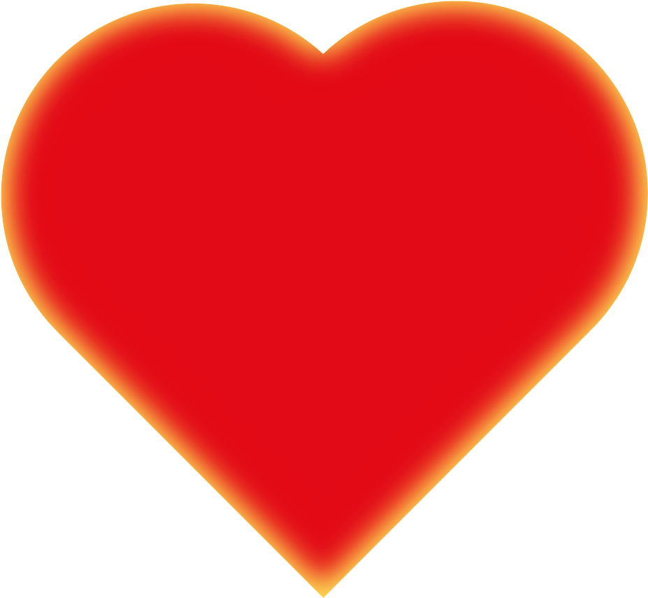 Love Heart Symbol Inglow - Png Love Heart Clipart (833x768), Png Download