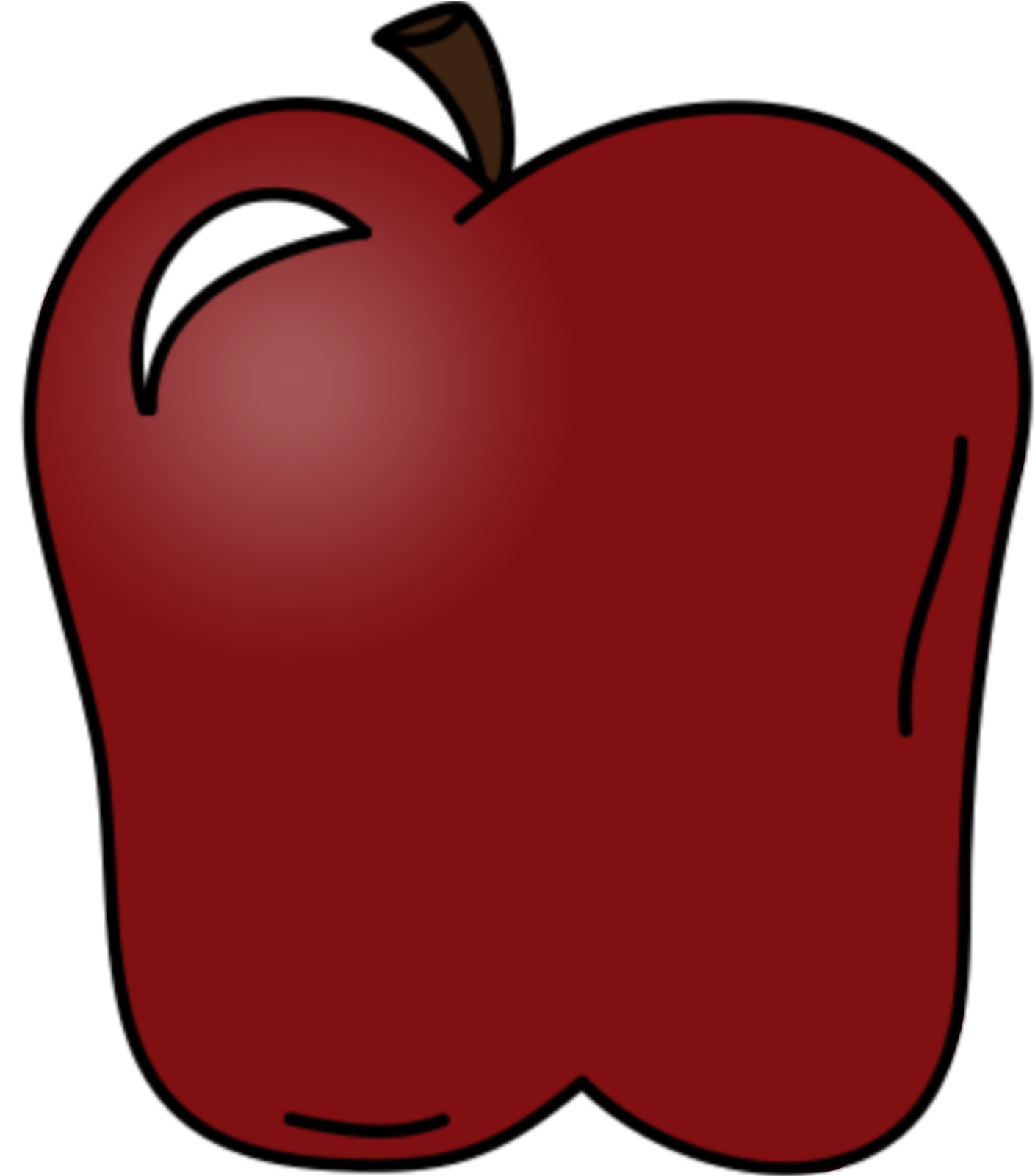 - Happiness Is Watermelon Shaped Clipart (1600x1600), Png Download