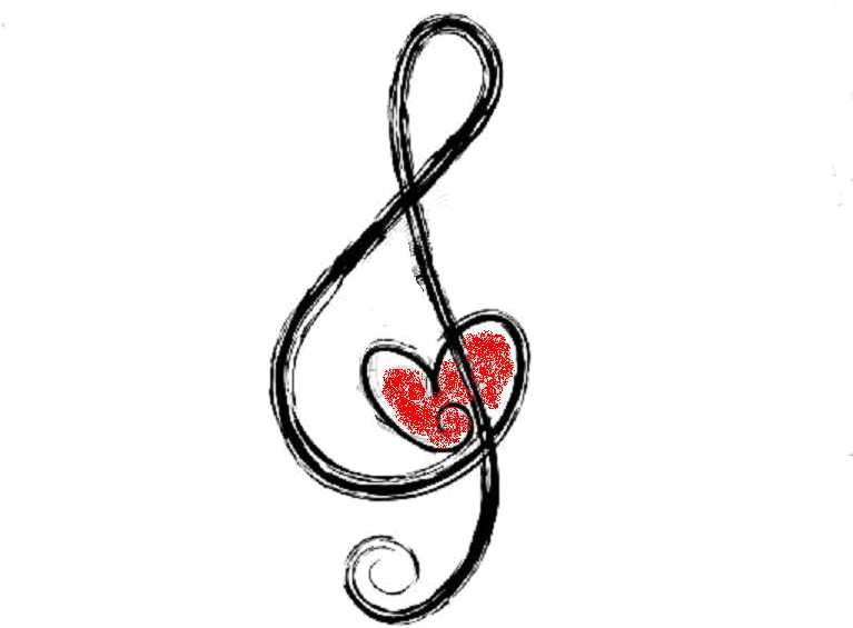Concerts With Causes, Inc - Musically Love Clipart (768x576), Png Download