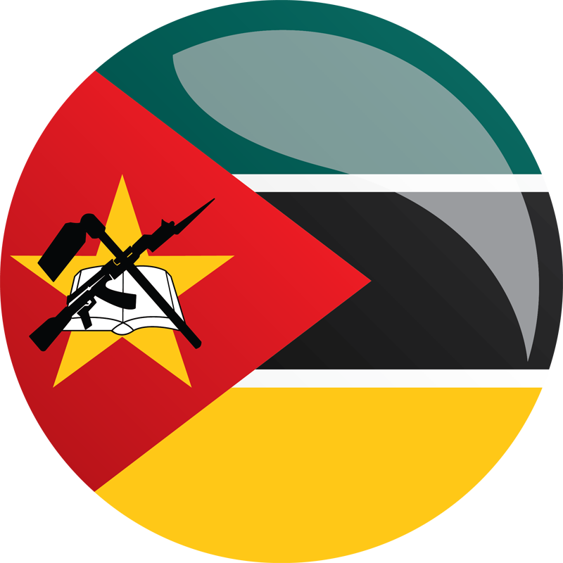 Mozambique Compact - Mozambique Flag Clipart (800x800), Png Download