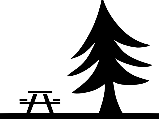 Mountain Clipart Picnic - Simbolo Pic Nic - Png Download (640x480), Png Download