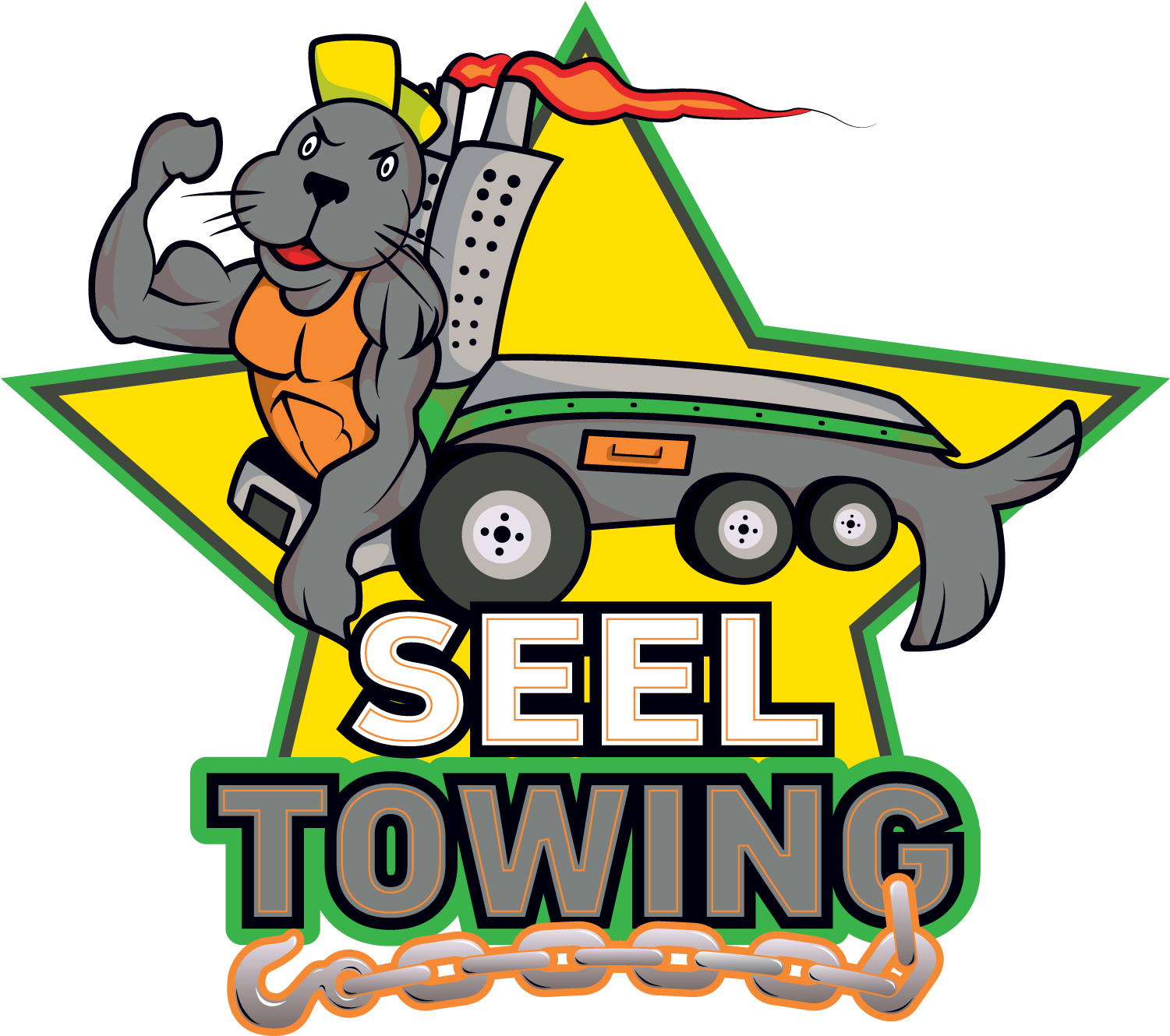 Seel Towing And Recovery Services Clipart (1650x1461), Png Download