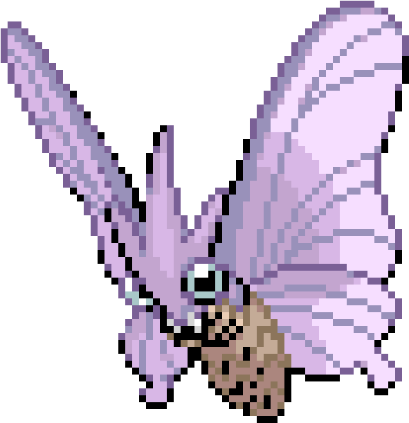 Venomoth - Bead Clipart (900x780), Png Download