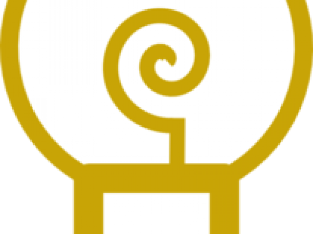 Light Bulb Clipart Gold - Circle - Png Download (640x480), Png Download