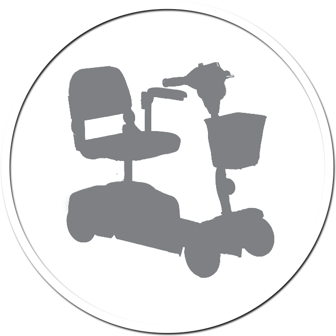 Furniture Clipart Mobility - Drive Phoenix 4 Wheel Travel Scooter - Png Download (700x700), Png Download