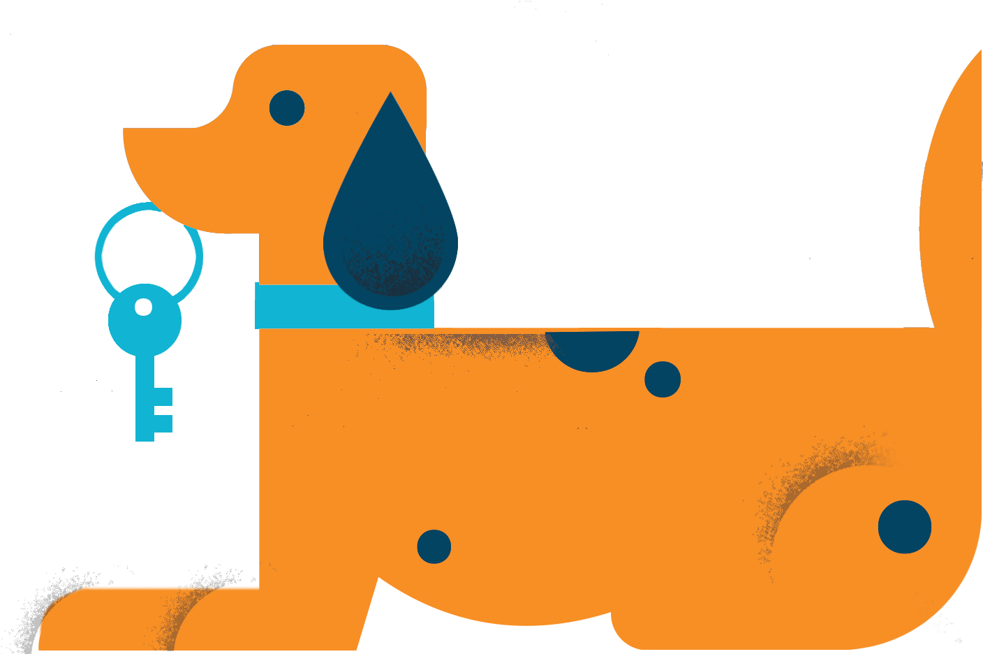 Puppy Timeout - Dachshund Clipart (1494x979), Png Download