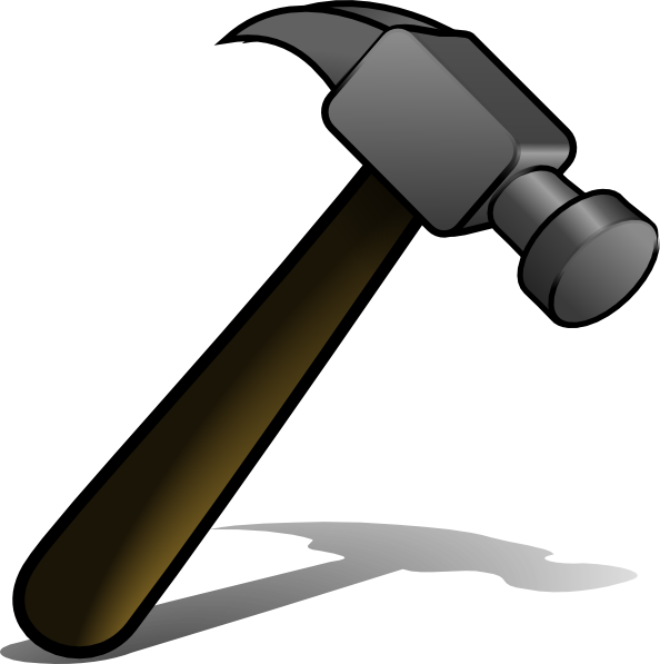Hammer Clipart - Png Download (594x597), Png Download