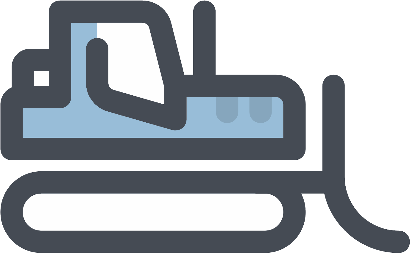 Forklift Tractor Icon - Icon Clipart (1600x1600), Png Download