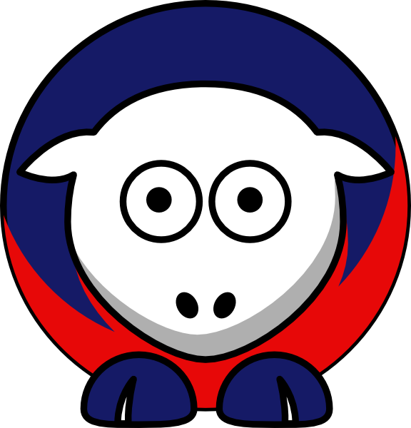 Sheep Dayton Flyers Team Colors - College Football Clipart (576x600), Png Download