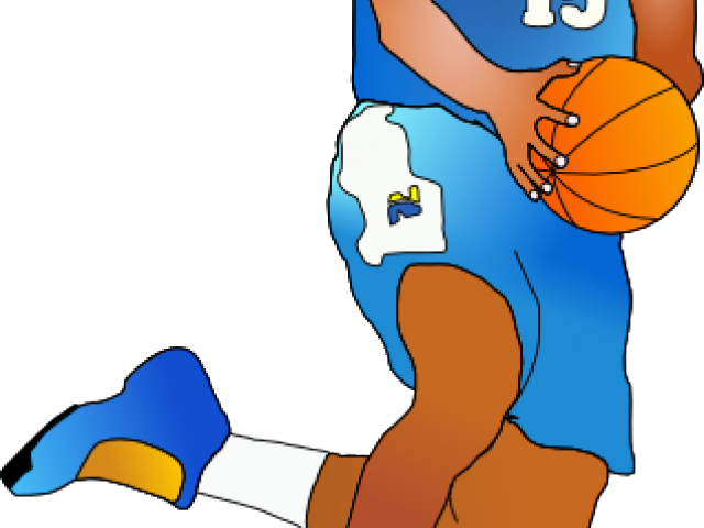 Basketball Team Clipart Basketball Move - Basketballist Clipart - Png Download (640x480), Png Download
