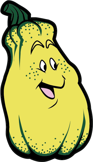 Delicata Squash Clipart (558x792), Png Download