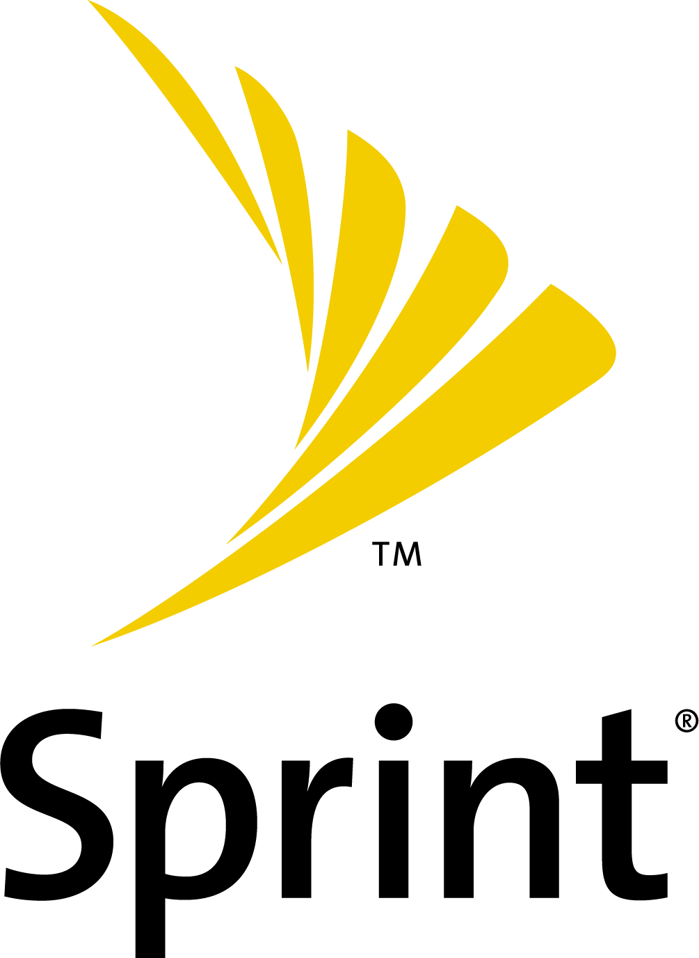 & James E - Sprint Logo Black Png Clipart (1005x1376), Png Download