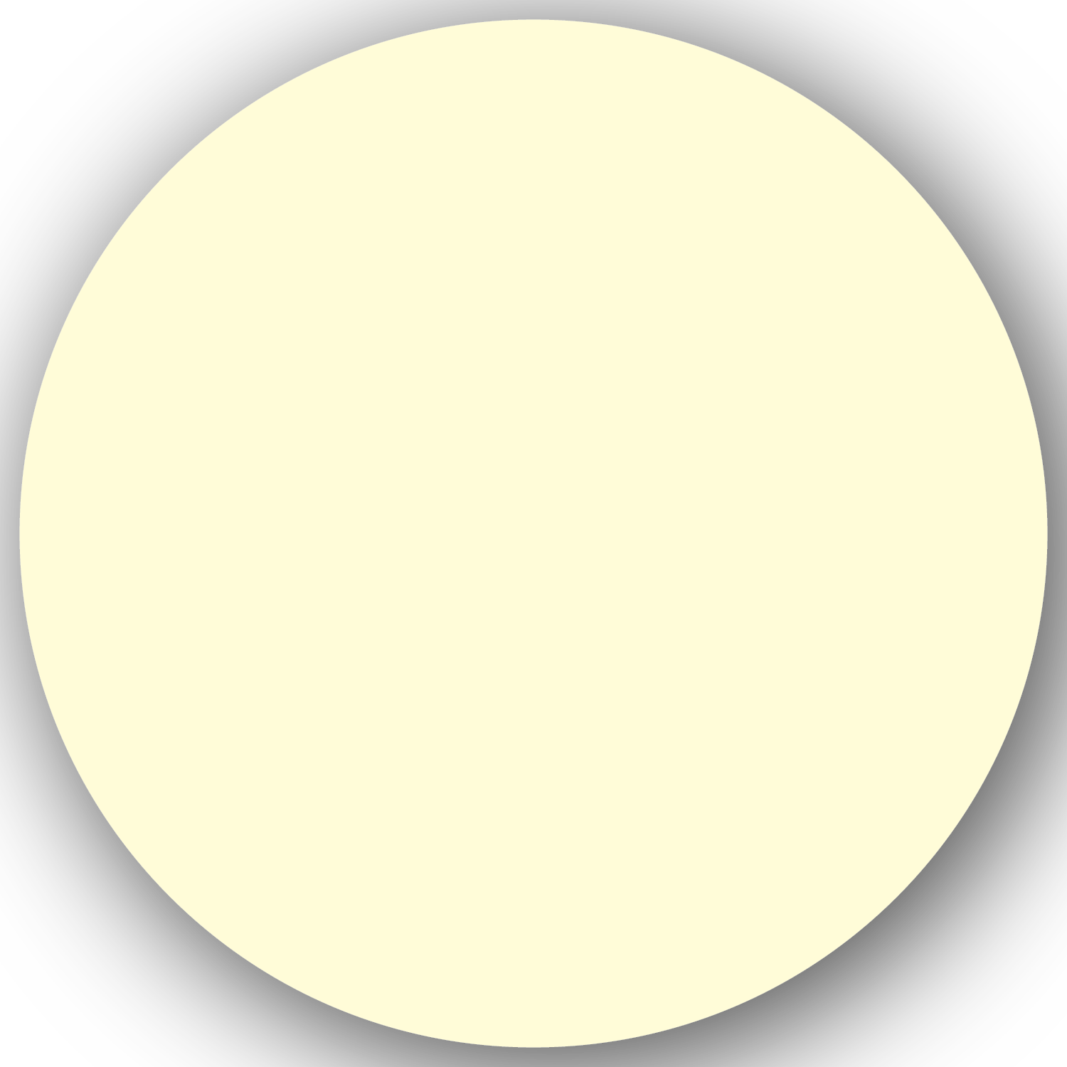 The Design Is Outside The Printing Area - Circle Clipart (1500x1500), Png Download