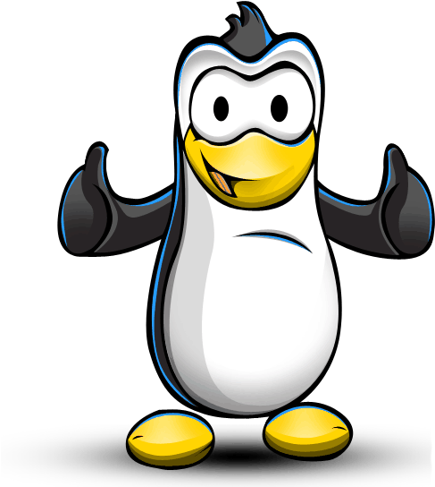 Linux - Adã©lie Penguin Clipart (546x628), Png Download
