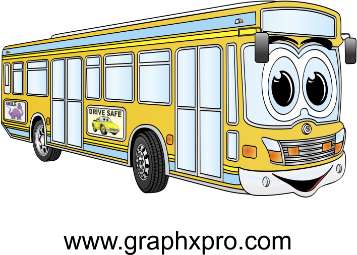 Vector Stock Pin By Scott Hayes - City Bus Cartoon Clipart (735x554), Png Download