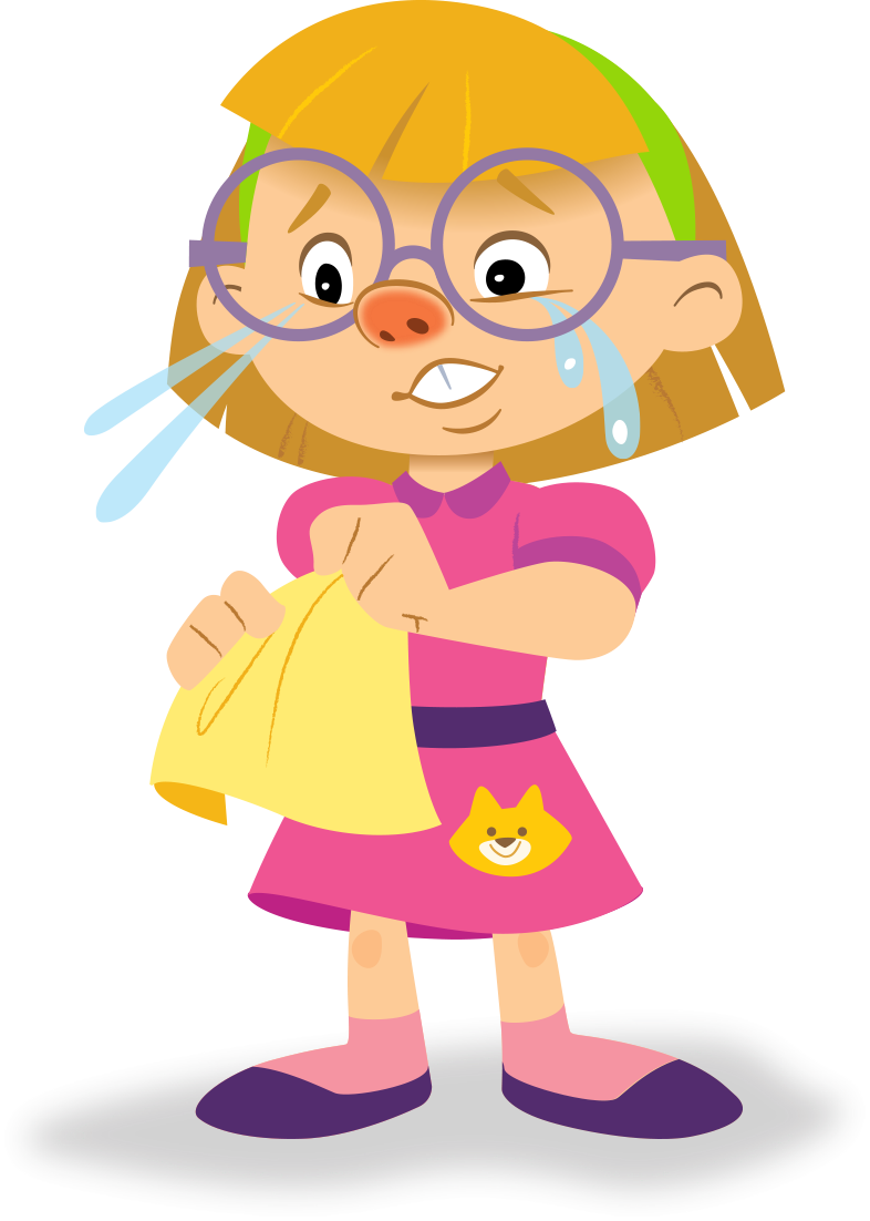 Amy Is Sugar And Spice And Everything Niiaaaaahhh Aahhhchoo - Allergy Eyes Clip Art - Png Download (786x1102), Png Download