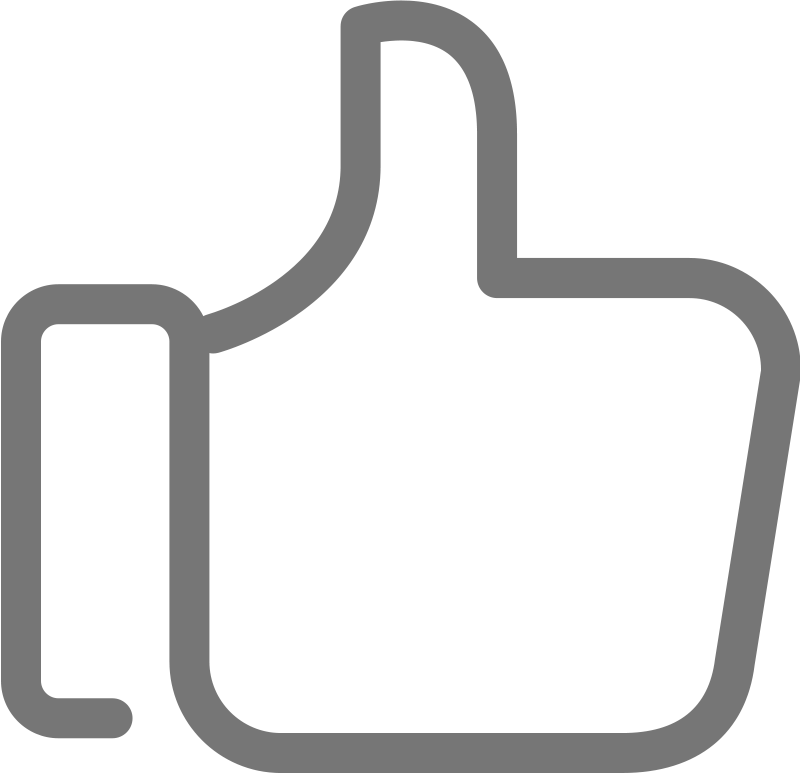 Exclusive Deals - Facebook Like Button Black And White Clipart (800x773), Png Download
