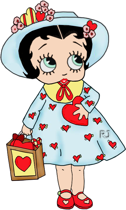 Betty Boop - Cartoon Clipart (450x720), Png Download