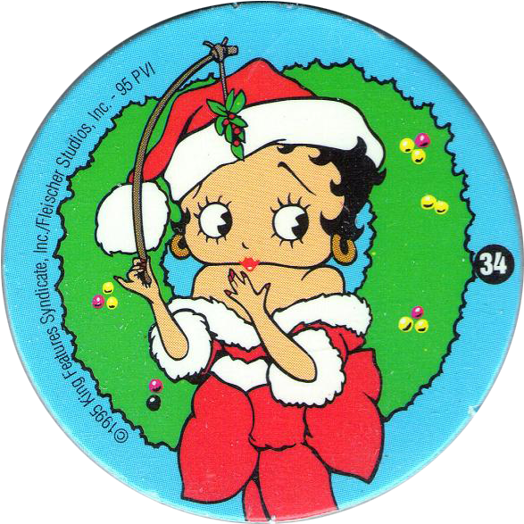 Betty Boop 34 Betty Boop Christmas - Betty Boop Clipart (600x600), Png Download